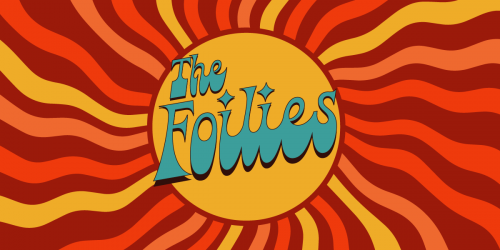 The Foiles text on a red and orange sunburst background